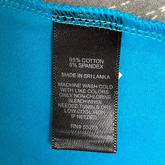 NWT•Express Fit & Flare Turquoise Tank Dress - Picture 9 of 9